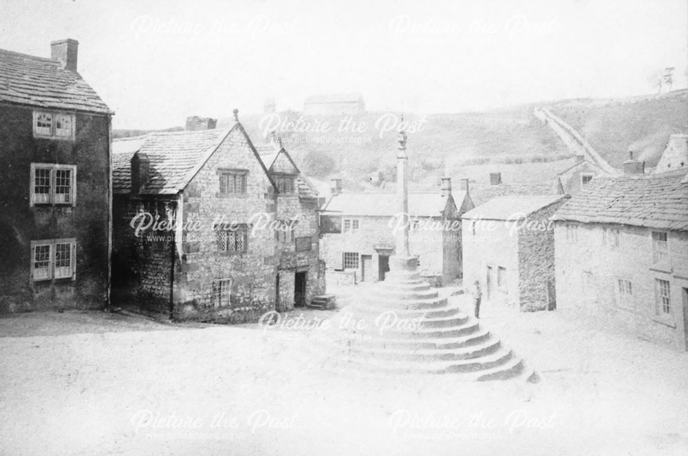 Bonsall Cross, High Street, Bonsall, 1890