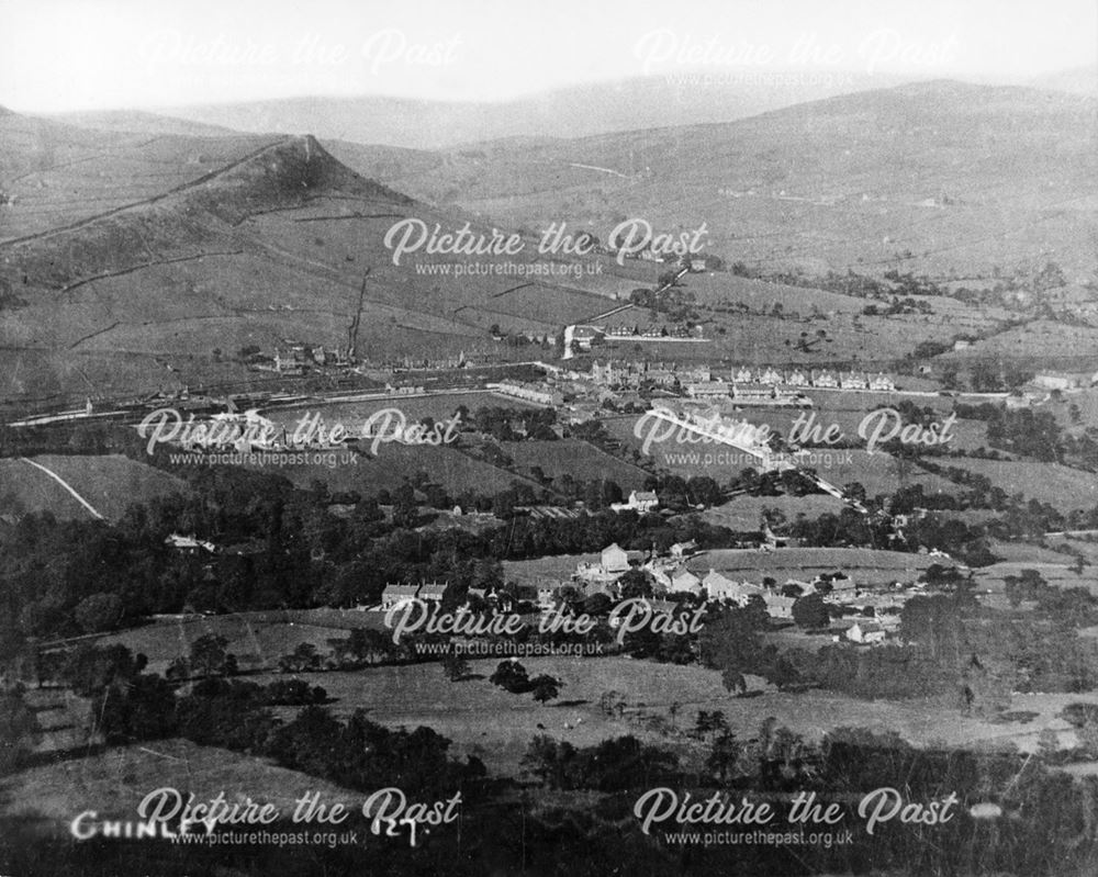 View from Eccles Lane Towards Chinley, Whitehough, Chinley, 1910