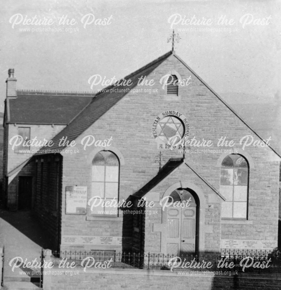 New Wesleyan Sunday School, Buxton Road, Chinley, c 1900s-1910s