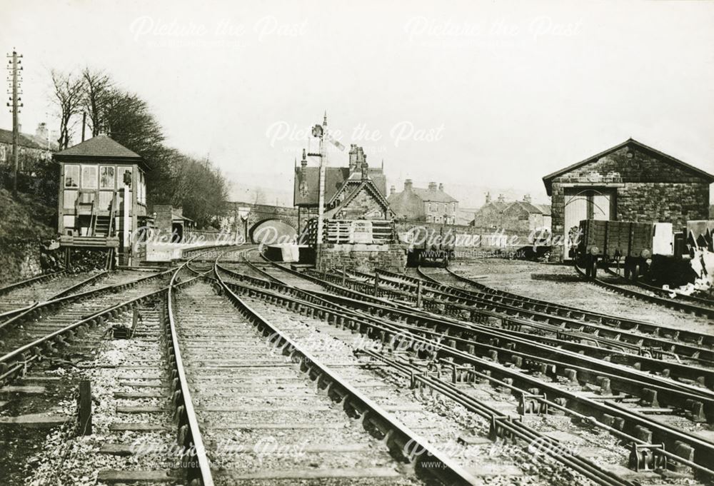 Chinley Railway Station, Cracken Close, Chinley, 1890s