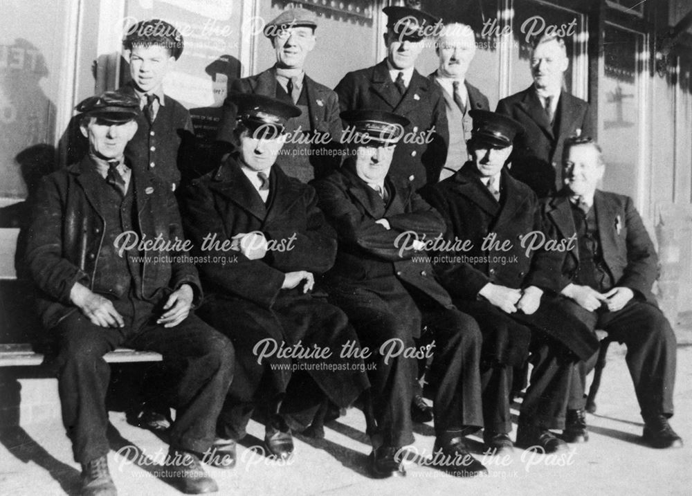 Platform Staff, Chinley Railway Station, Cracken Close, Chinley, 1960s