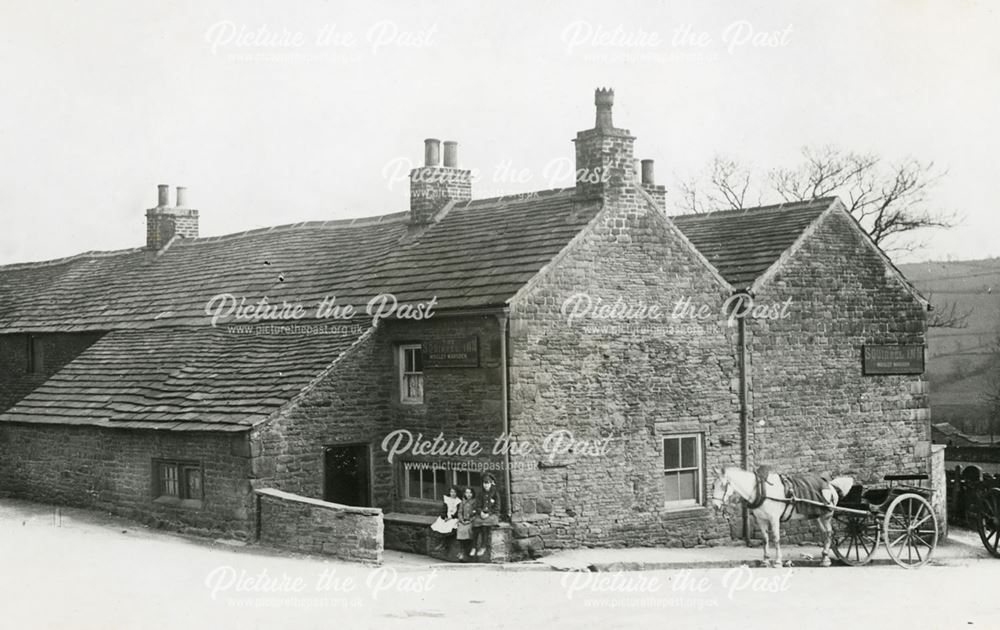 The (Old) Squirrel Inn, Buxton road, Chinley, c 1890s-1901