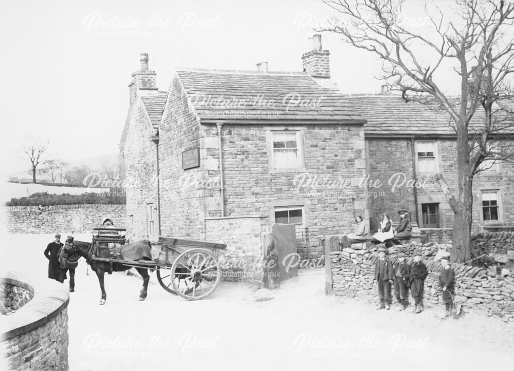 The (Old) Squirrel Inn, Green Lane, Chinley, c 1890s-1901