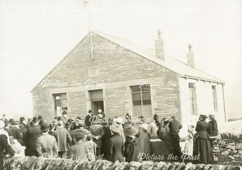 Opening of the Liberal Club, Lower Lane, Chinley, 1904