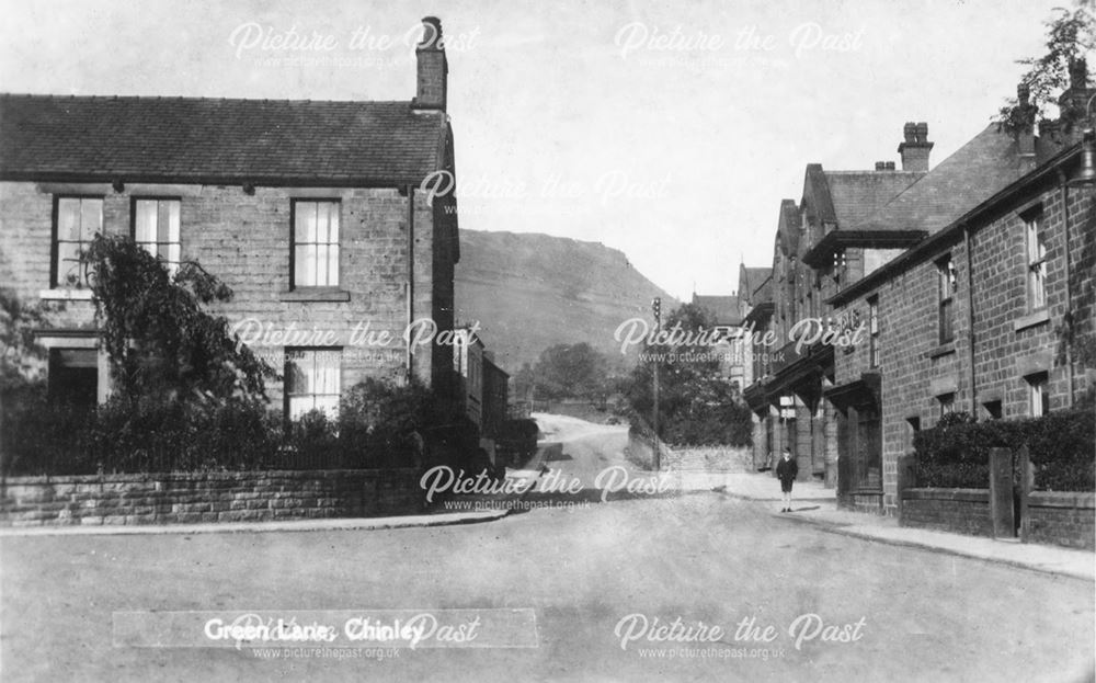 Green Lane Corner with Lower Lane, Chinley, 1920s