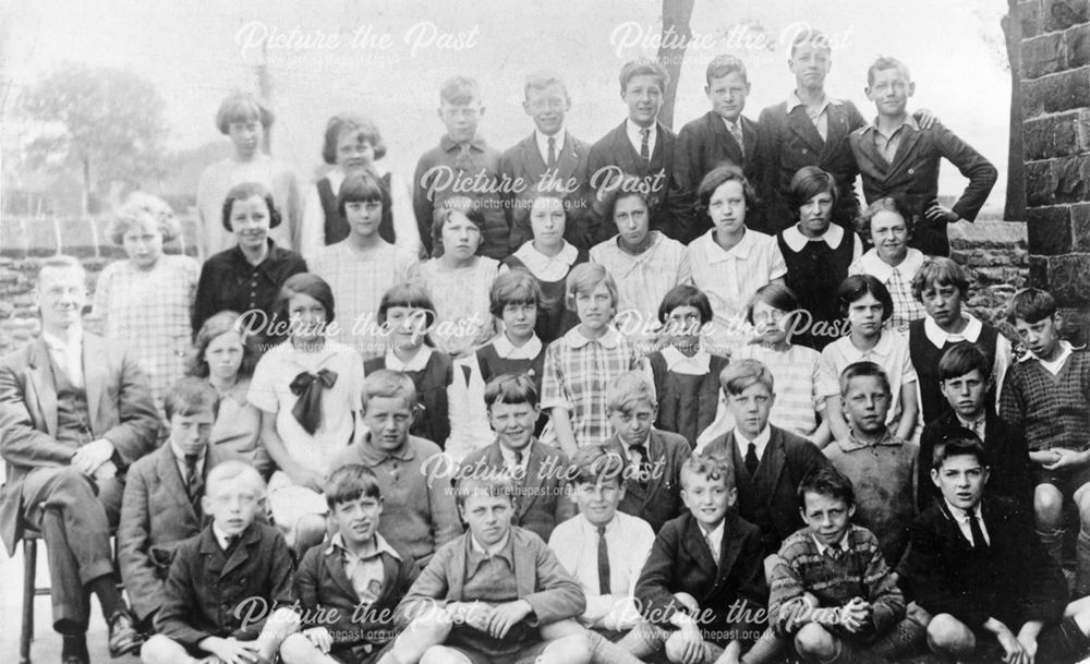 Group Photo, Chinley School, Buxton Road, Chinley, 1927