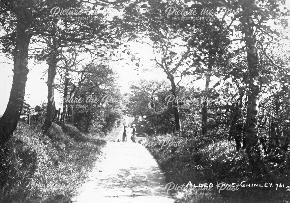 Alders Lane, Chinley, c 1900