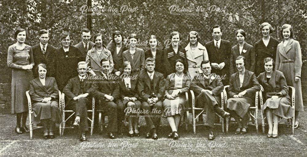 Teachers and Officers Centenary, Methodist Sunday School, Chinley, 1933