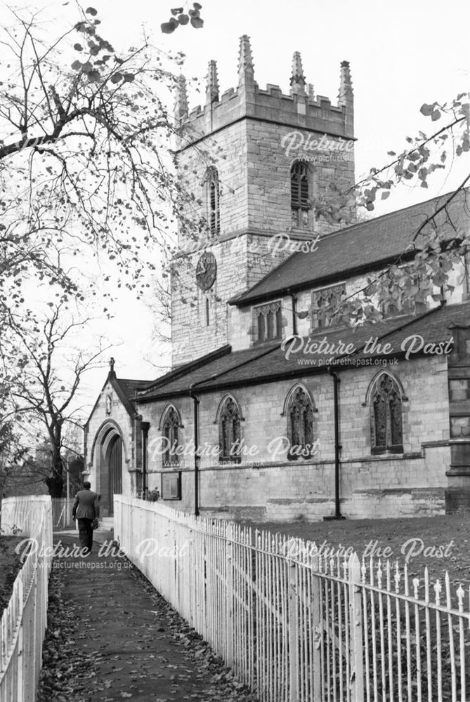 The Church of St James the Great, Church Street, Barlborough, c 1975