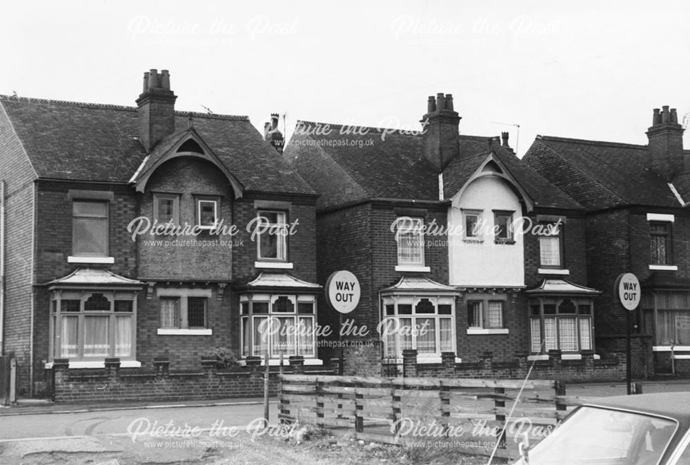 Houses, Albert Road, Long Eaton, c 1978