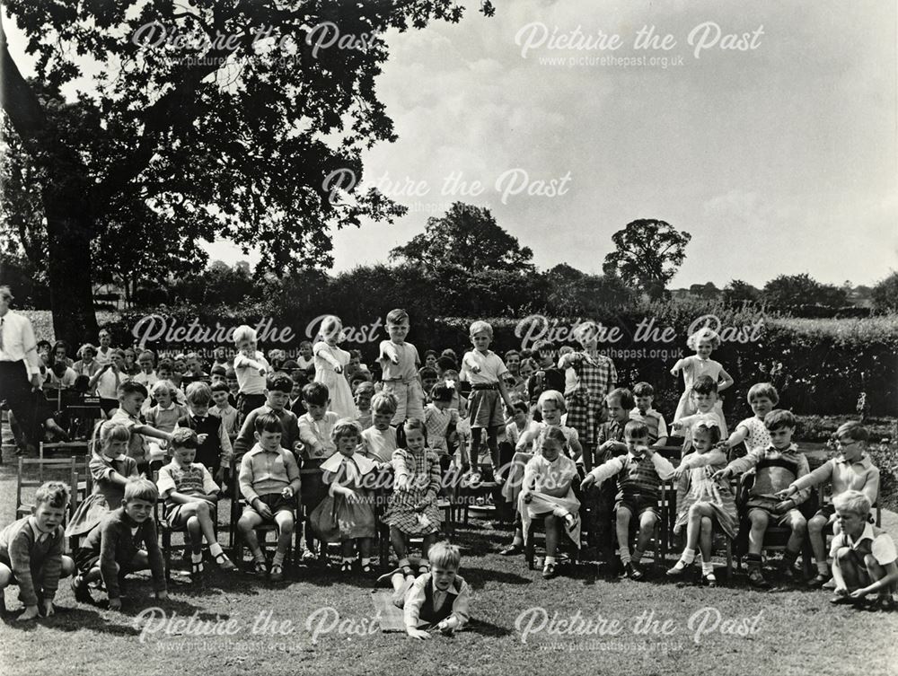 Open Day, Tansley Infants School, Gold Hill?, Tansley, c 1955-60
