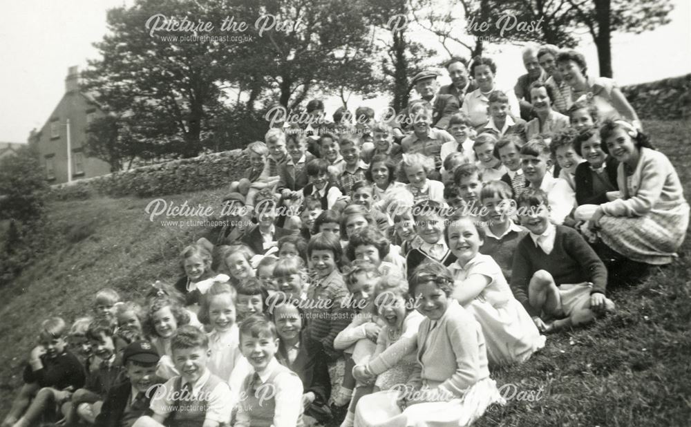 Tansley Infants School, Gold Hill?, Tansley, c 1956 ?