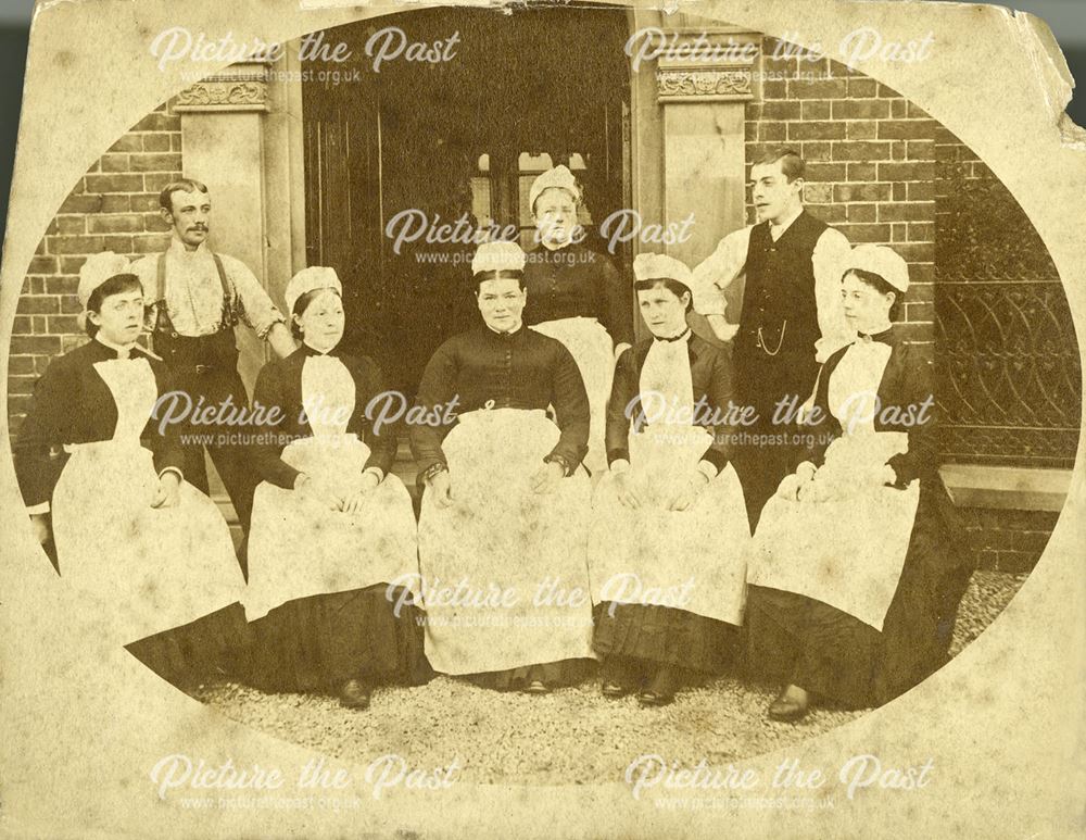 Wilson Family's Unidentified Domestic Staff, Matlock, c 1890s-1900s