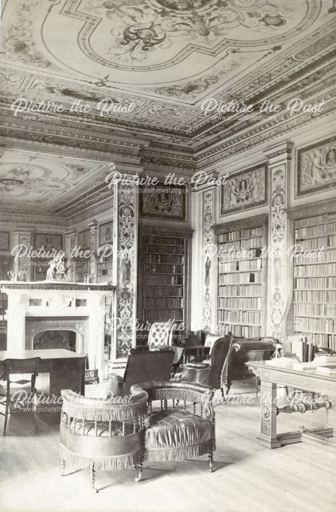 The Duke's Sitting Room, Chatsworth House, Chatsworth, c 1868