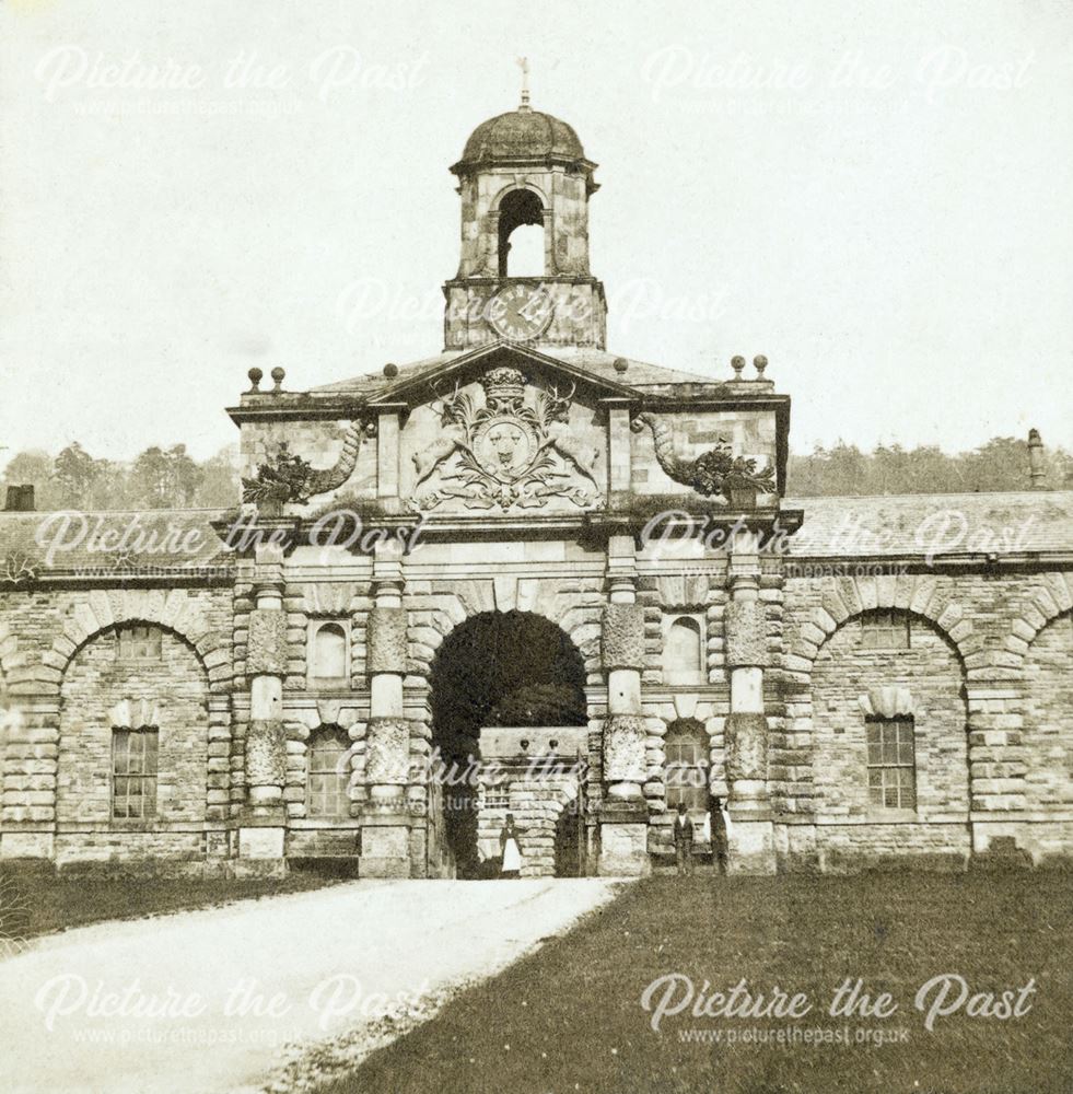 The Stables, Chatsworth House, Chatsworth, c 1868