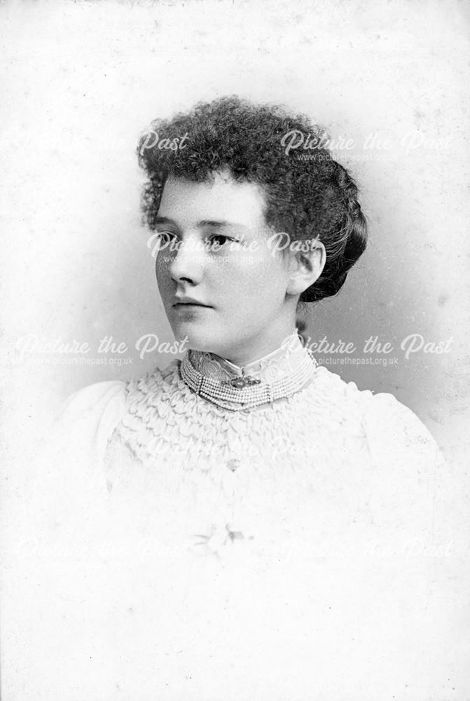 Young Woman, Probably Mary Snow, Derby, c 1900