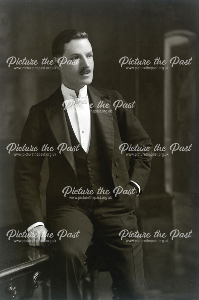 Unidentified Man in Dinner Jacket, Derby, c 1915