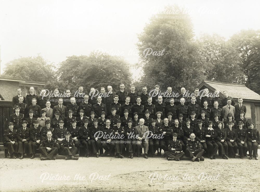 Civil Defence and Women's Voluntary Service Units, Derbyshire, c 1940s
