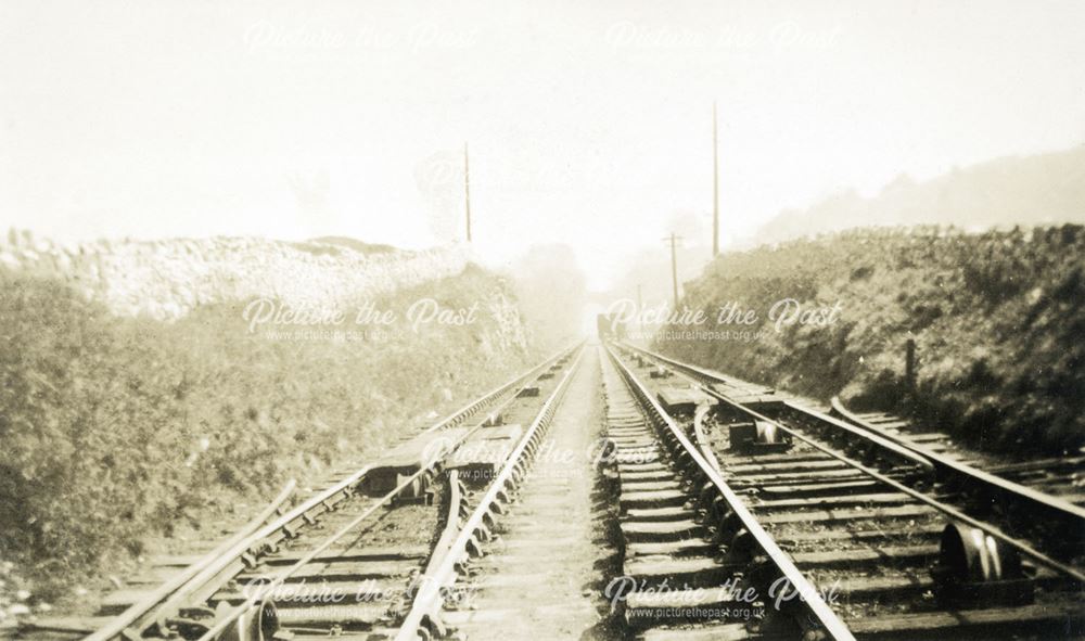 High Peak Railway at Middleton Incline, Middleton-By-Wirksworth, 1936