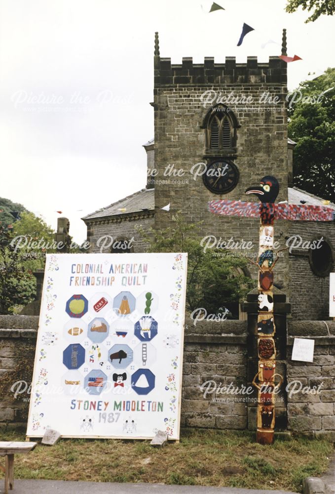 Well Dressing, Stoney Middleton, 1987