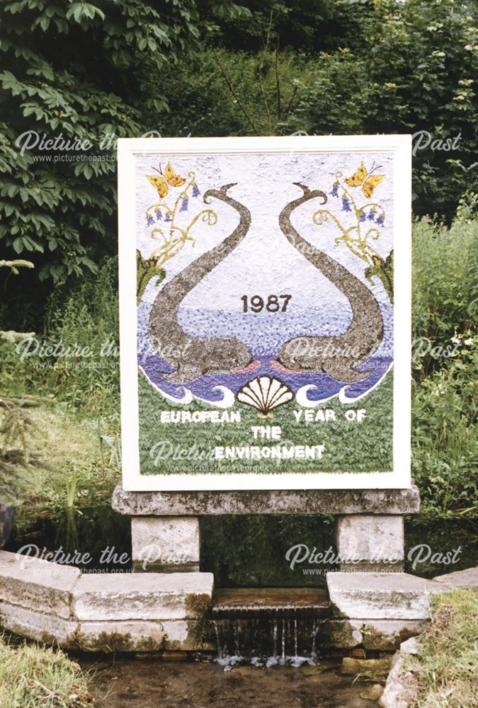 Well Dressing, Stoney Middleton, 1987