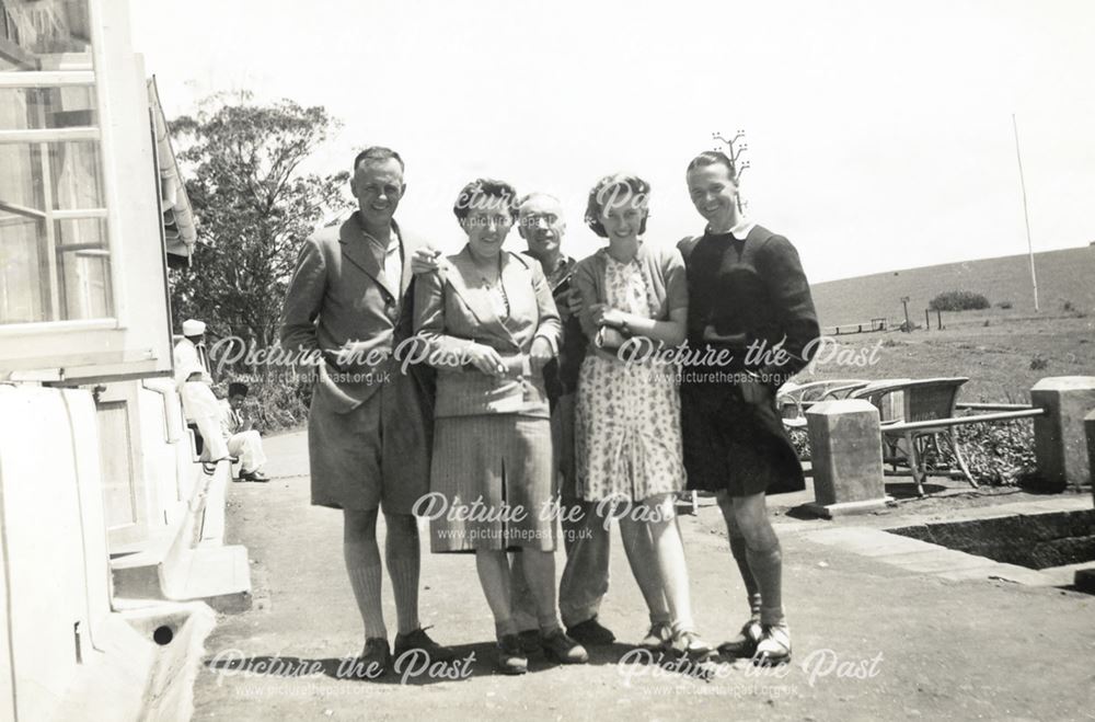 Group Photo on Forecourt, India, c 1944