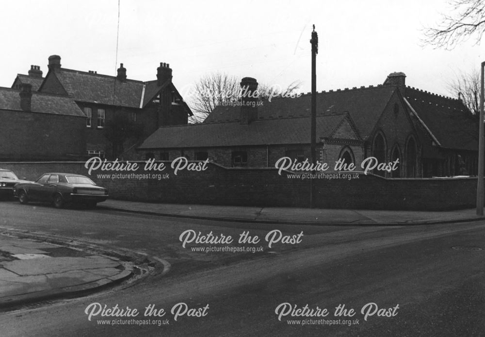 Rear of Congregational Church, Midland Street, Long Eaton, 1978