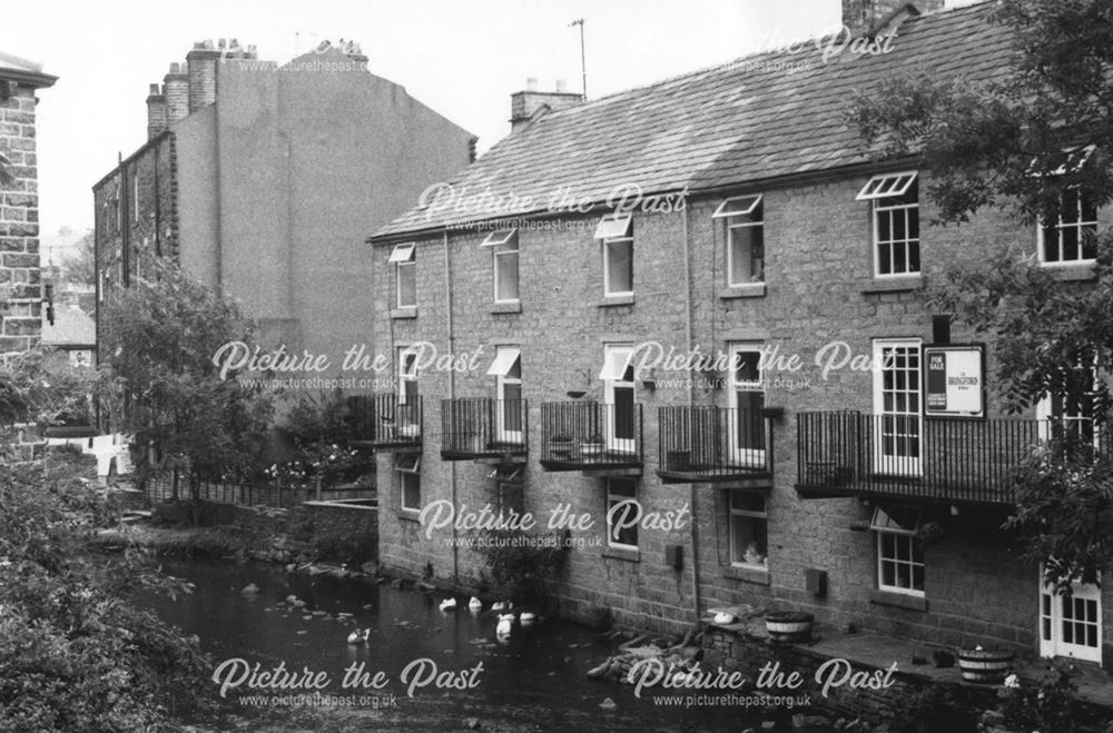 Rear of Market Street, Hayfield, c 1977