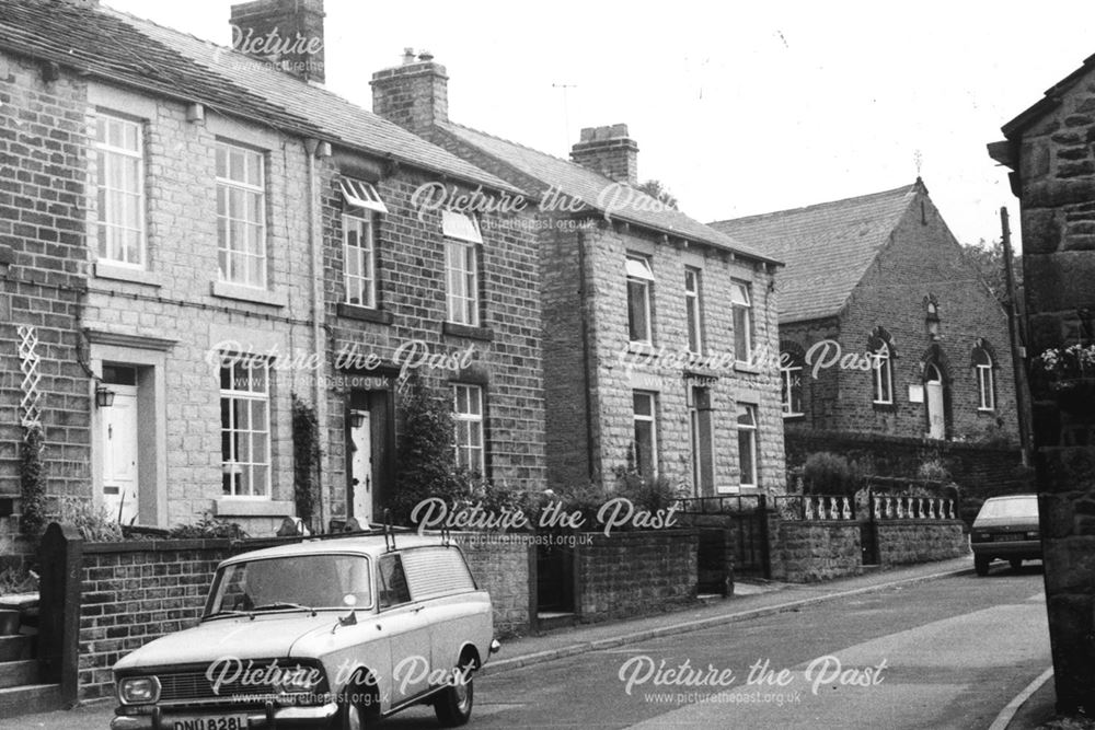 Numbers 45, 47 and 49 Kinder Road, Hayfield, c 1977