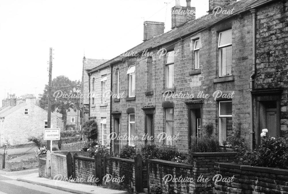 Numbers 51, 53, 55, and 57 Kinder Road, Hayfield, c 1977