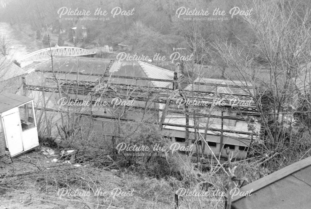 The Old Swimming Pool, Matlock Bath, 1977