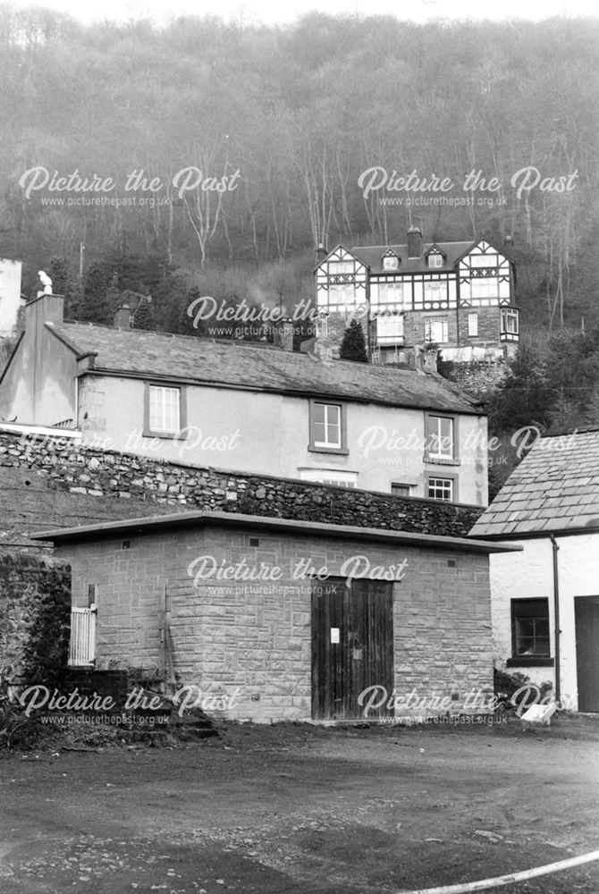 Temple Hotel Car Park, Temple Road, Matlock Bath, 1977