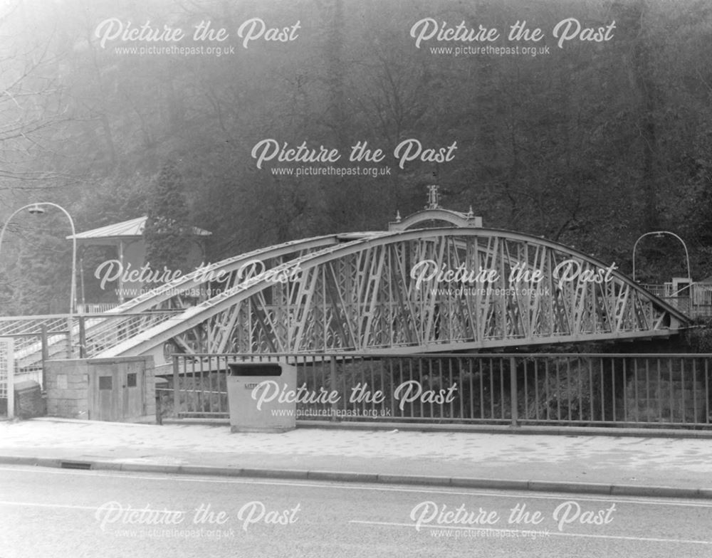 Jubilee Bridge, Matlock Bath, 1977