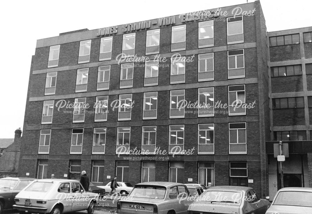 Jones Stroud - Vida Elastics Factory, Cross Street, Long Eaton, c 1978
