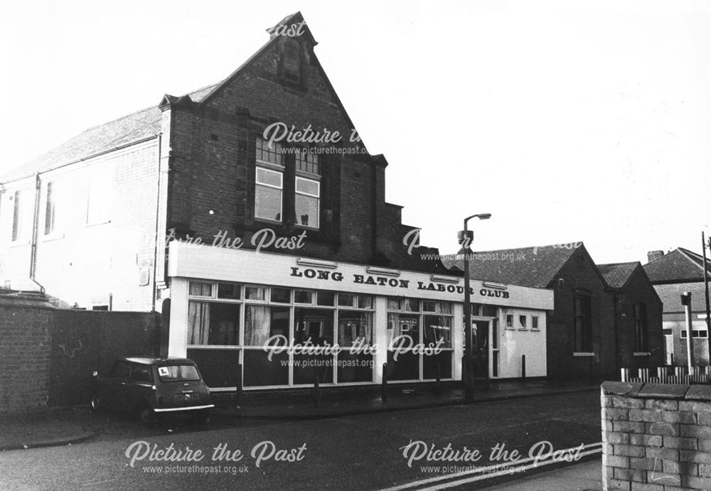 Labour Club, Lawrence Street, Long Eaton, c 1978