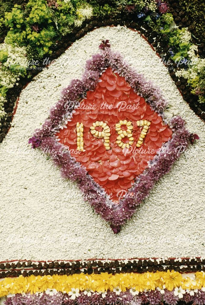 Well Dressing, Ashford-in-the-Water, 1987