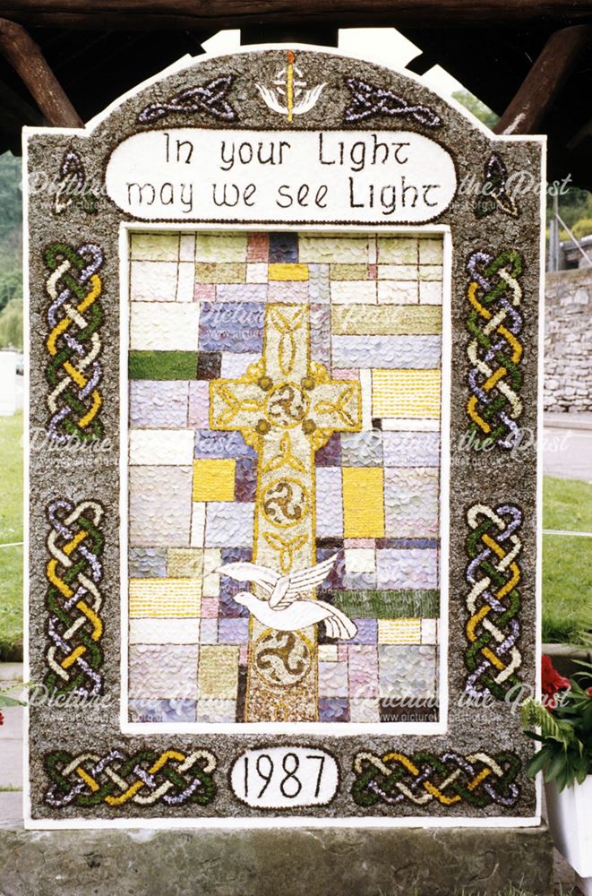 Well Dressing, Ashford-in-the-Water, 1987