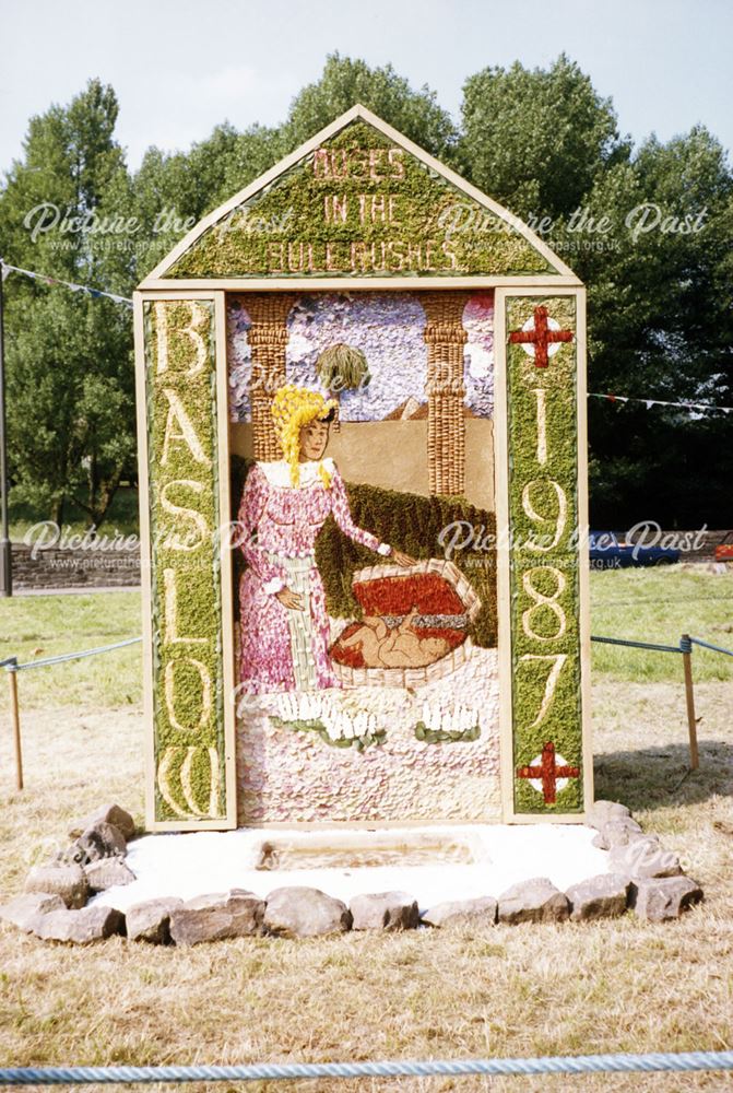 Well Dressing, Baslow, 1987