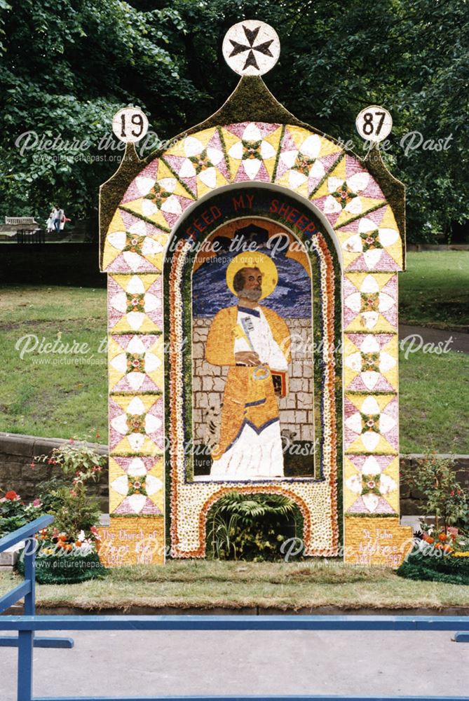 Well Dressing, Buxton, 1987
