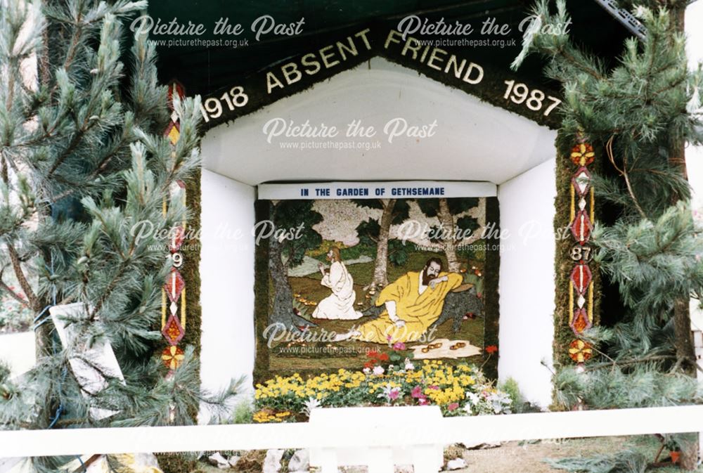 Well Dressing, Cutthorpe, 1987