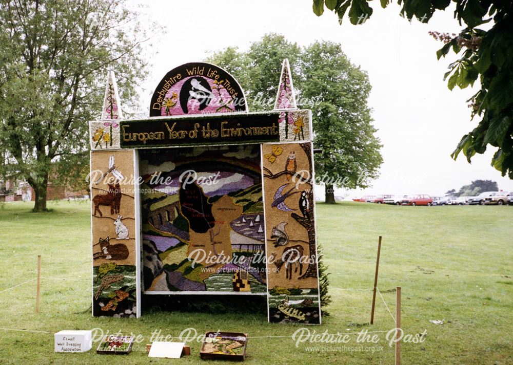 Well Dressing, Etwall, 1987