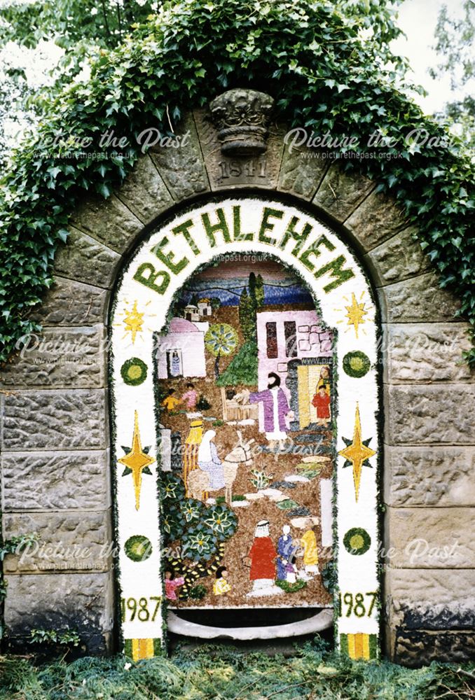 Well Dressing, Rowsley, 1987