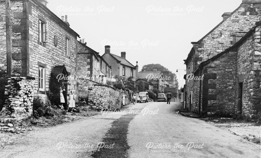 Main Street, Over Haddon, Nr Bakewell, c 1950's