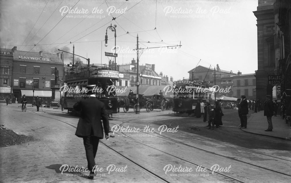 Market Place, Derby, c 1912 ?