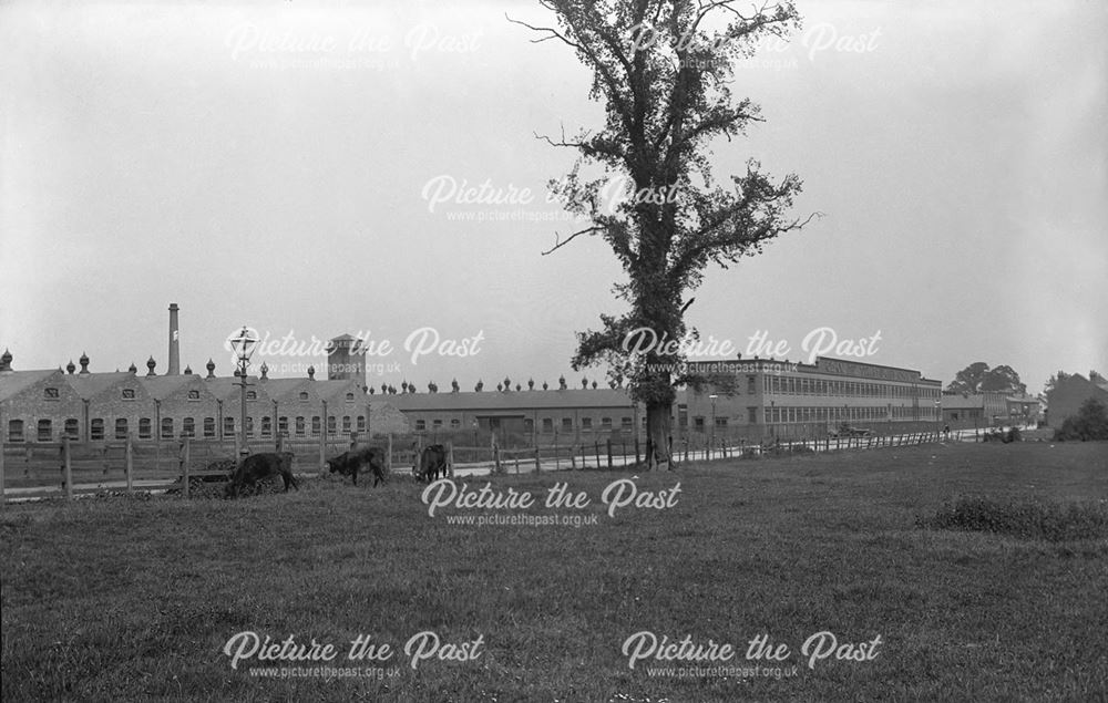 Rolls-Royce Ltd factory, Nightingale Road, Osmaston, Derby, c 1913