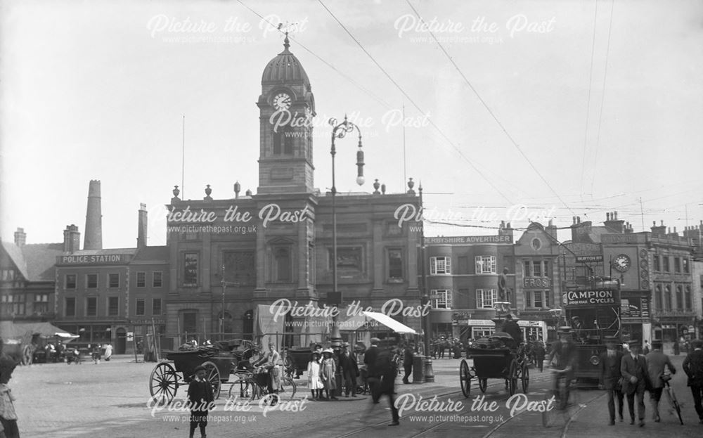Market Place, Derby, c 1911