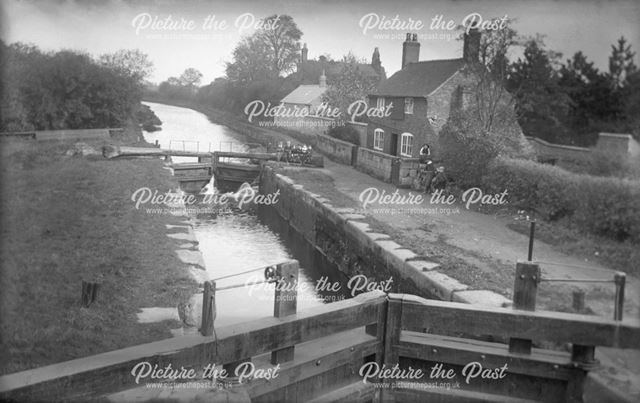 Derby Canal, Shelton Lock, Derby, c 1910