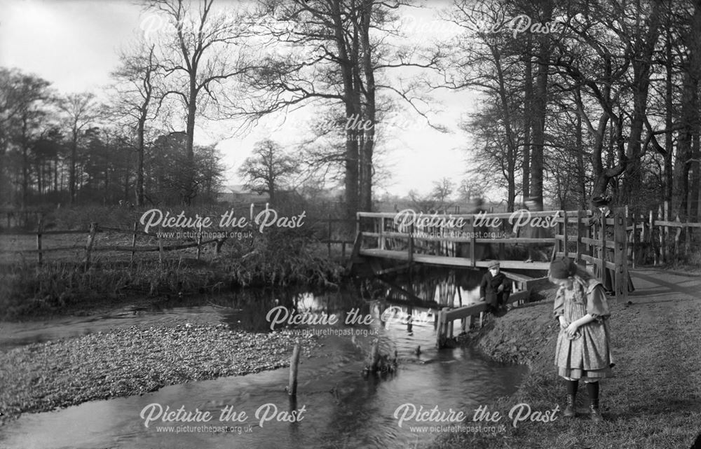 Markeaton Brook, Markeaton, Derby, c 1911 ?