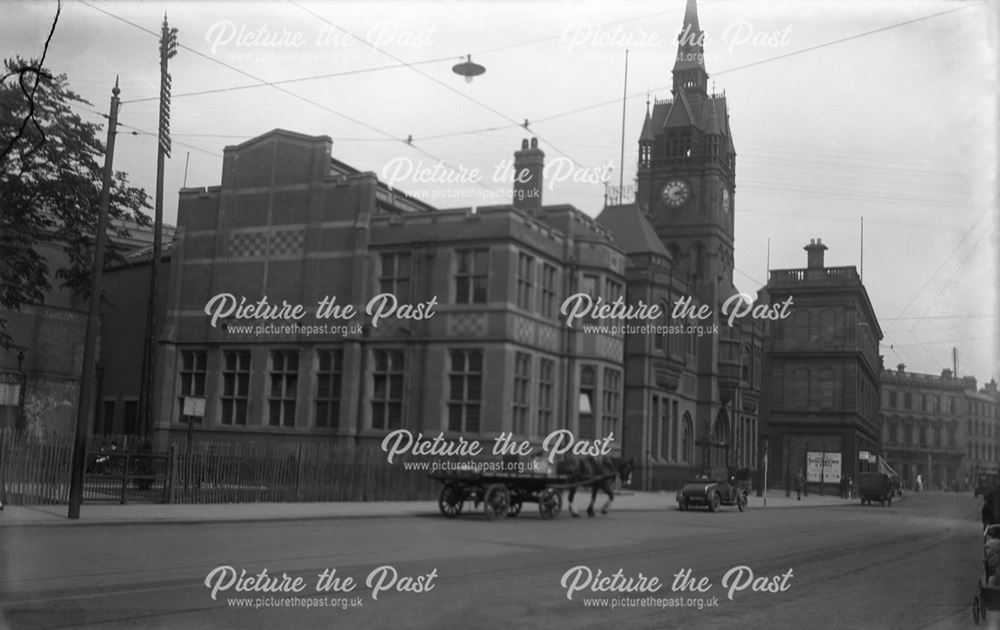 Free Library and Museum, Wardwick, Derby, c 1929 ?