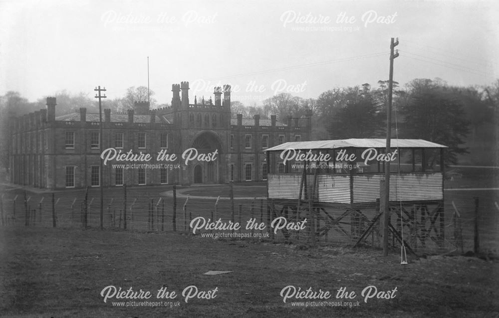 Prisoner of war camp at Donington Hall, Castle Donington, Leicestershire, c 1915